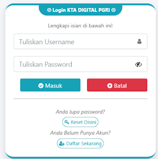 Register PGRI Kurji - Persatuan Guru Republik Indonesia Cabang Kurji